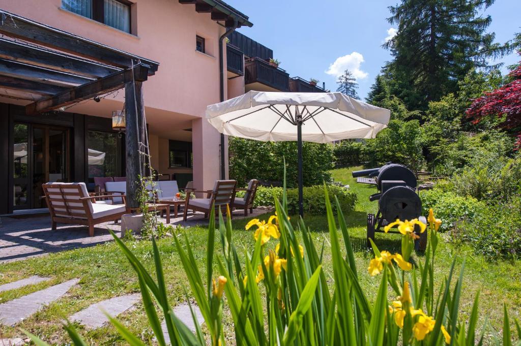 T3 Hotel Mira Val Flims Bagian luar foto